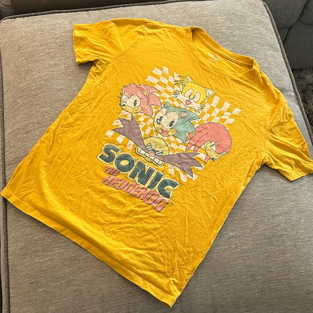 Old Navy Sonic the Hedgehog Yellow Tee